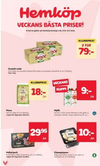 Hemköp reklamblad - 27/4 2026 - 3/5 2026.