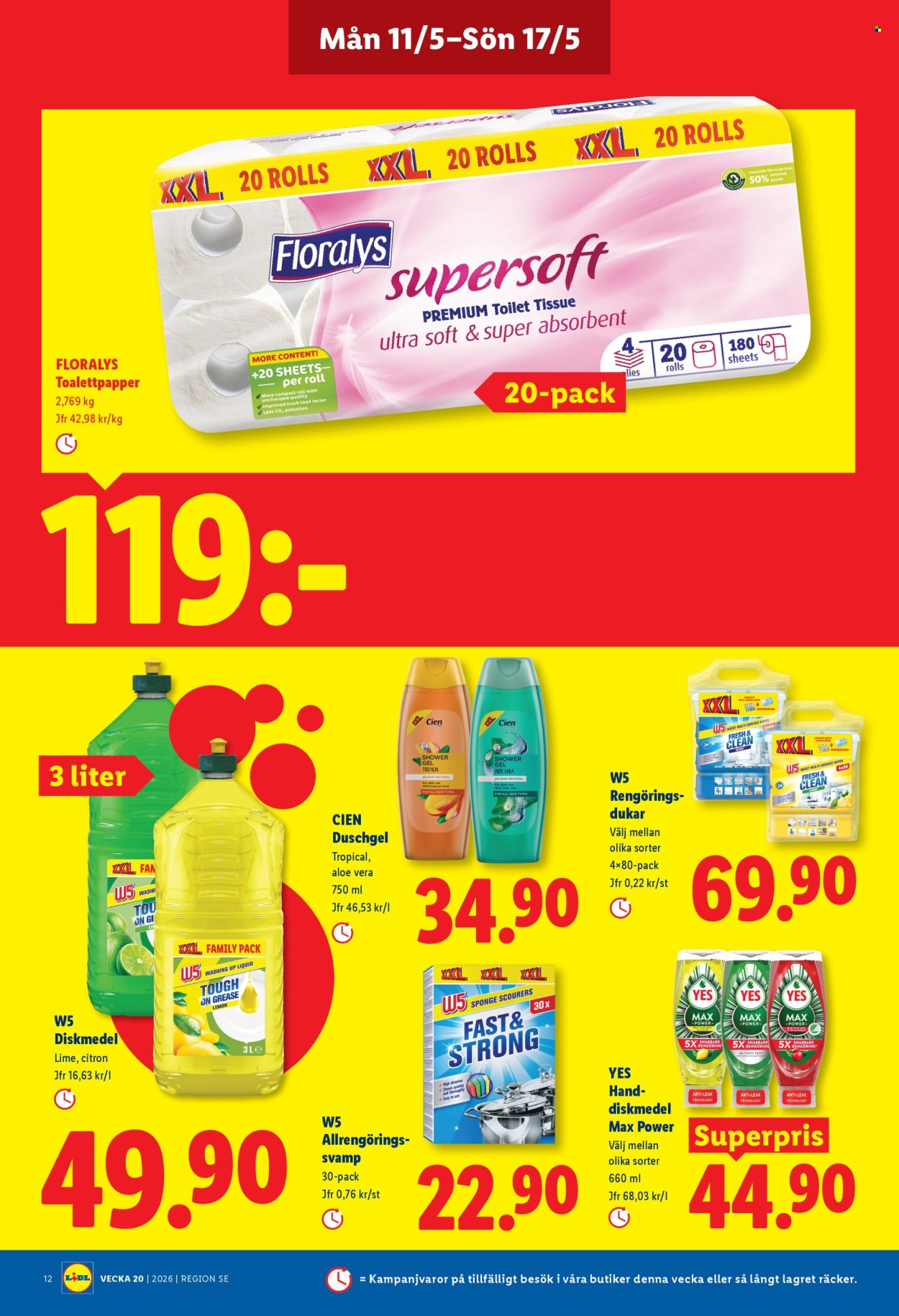 Lidl reklamblad - 11/5 2026 - 17/5 2026. Sida 12