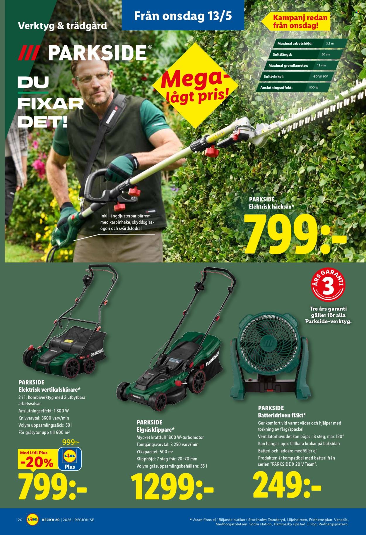 Lidl reklamblad - 11/5 2026 - 17/5 2026. Sida 22