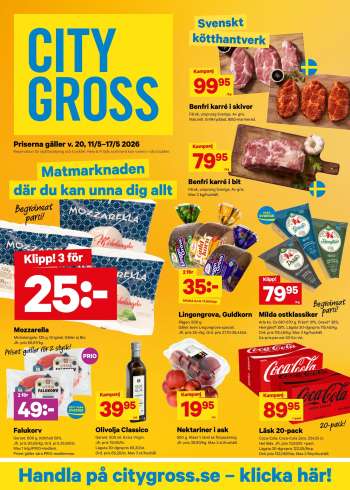 City Gross reklamblad - 11/5 2026 - 17/5 2026.