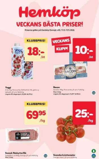 Hemköp reklamblad - 11/5 2026 - 17/5 2026.