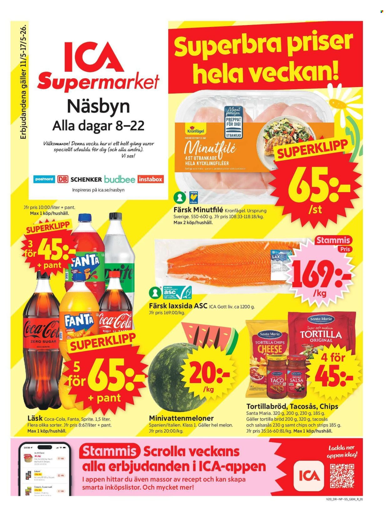 ICA reklamblad - 11/5 2026 - 17/5 2026. Sida 1