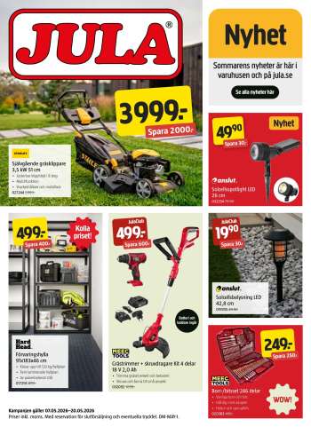 Jula reklamblad - 7/5 2026 - 20/5 2026.