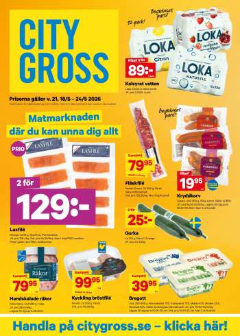 City Gross reklamblad - 18/5 2026 - 24/5 2026.