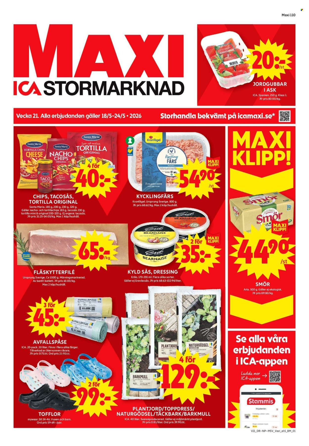 ICA reklamblad - 18/5 2026 - 24/5 2026. Sida 1