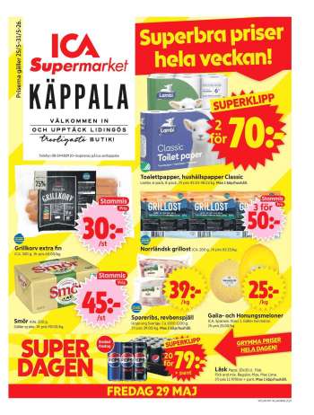 ICA reklamblad - 25/5 2026 - 31/5 2026.