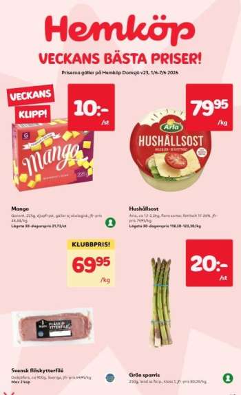 Hemköp reklamblad - 1/6 2026 - 7/6 2026.