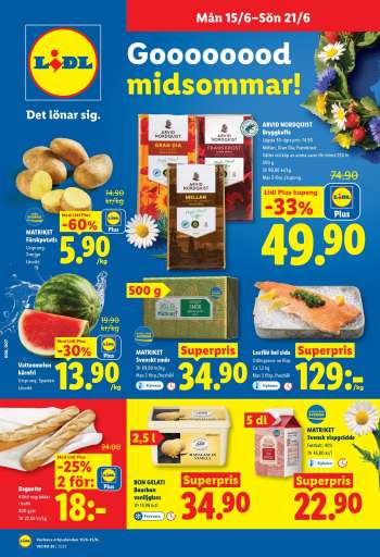 Lidl reklamblad - 15/6 2026 - 21/6 2026.