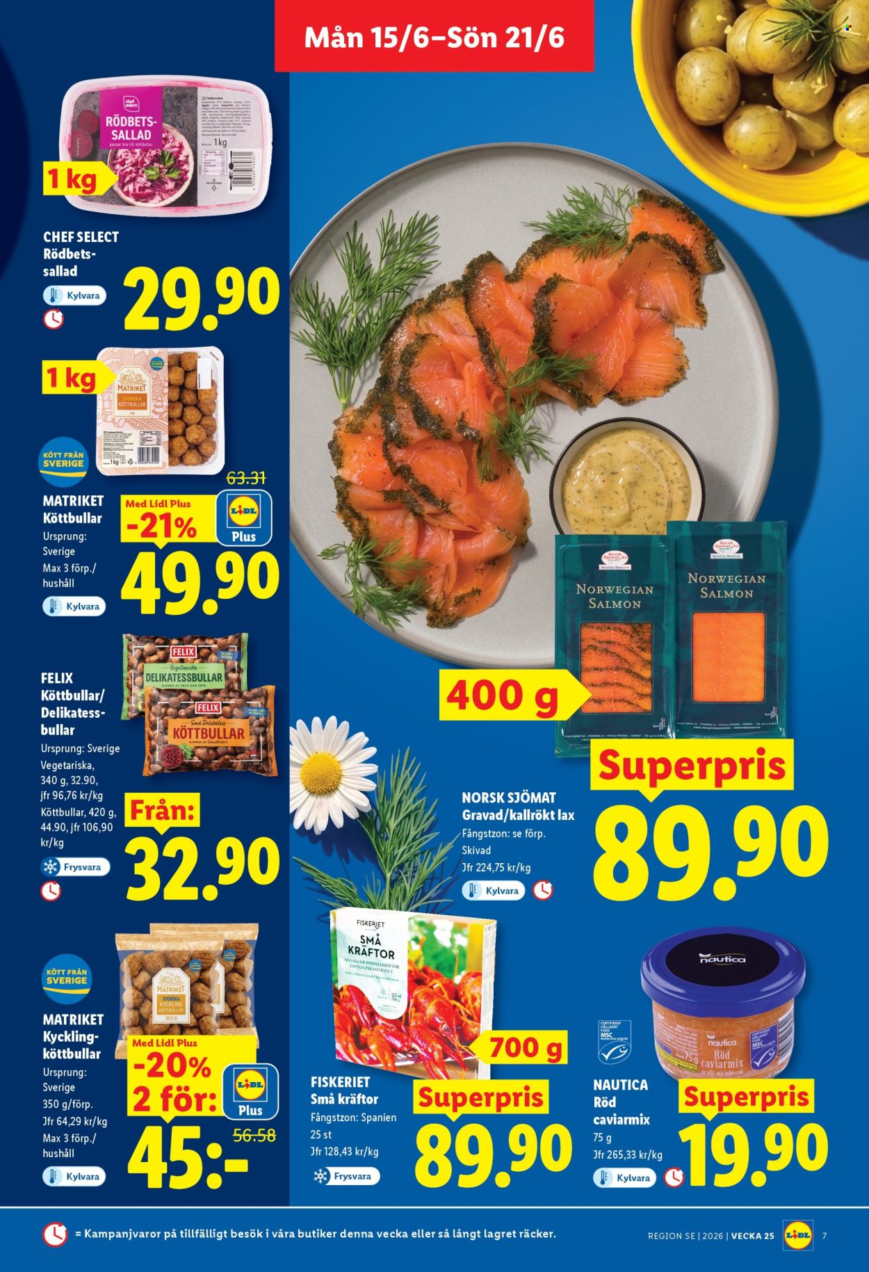 Lidl reklamblad - 15/6 2026 - 21/6 2026. Sida 7