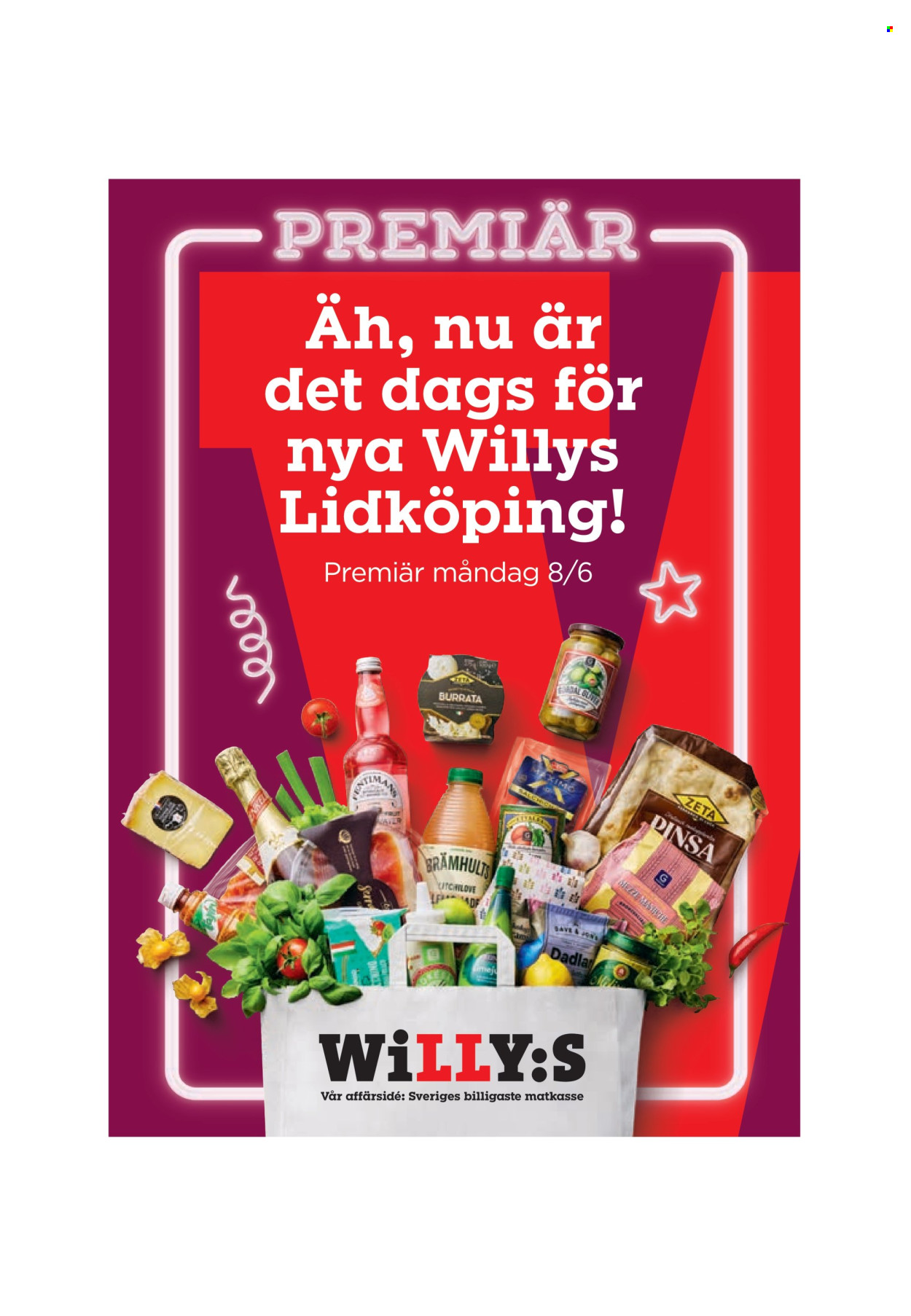 Willys reklamblad - 8/6 2026 - 14/6 2026. Sida 1