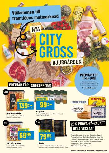 City Gross reklamblad - 8/6 2026 - 14/6 2026.