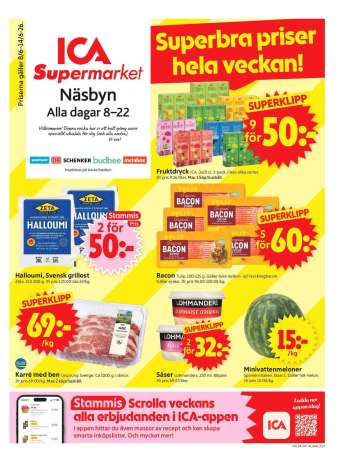 ICA reklamblad - 8/6 2026 - 14/6 2026.