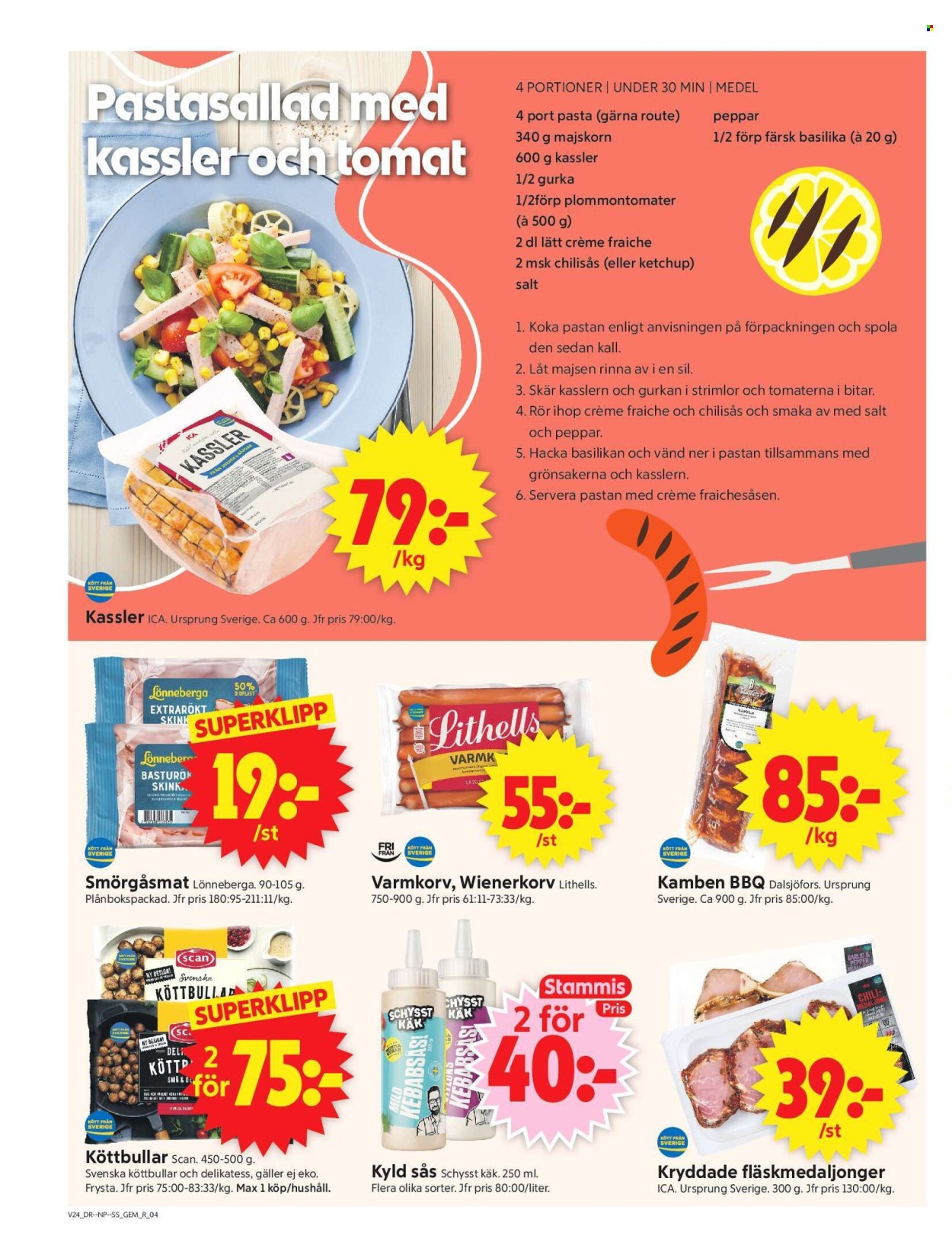 ICA reklamblad - 8/6 2026 - 14/6 2026. Sida 4