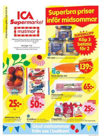 ICA reklamblad - 15/6 2026 - 21/6 2026.