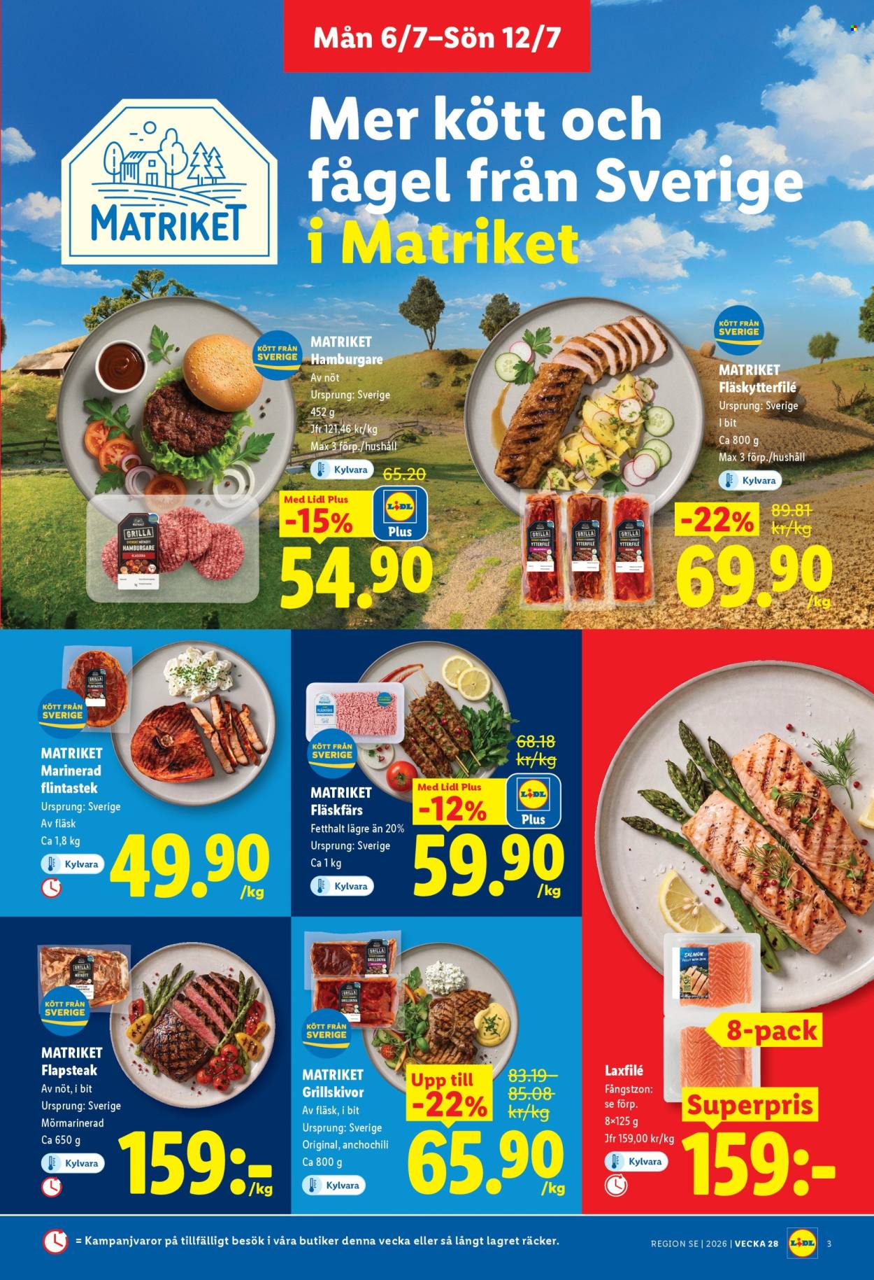 Lidl reklamblad - 6/7 2026 - 12/7 2026. Sida 3