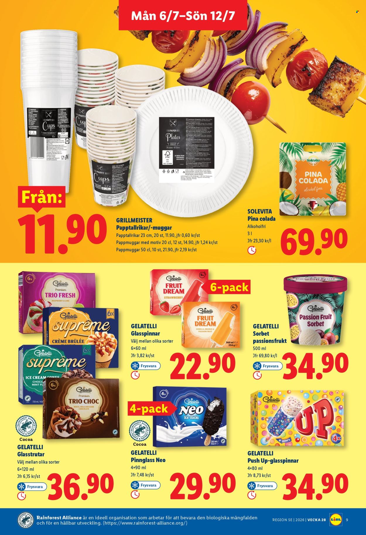 Lidl reklamblad - 6/7 2026 - 12/7 2026. Sida 9