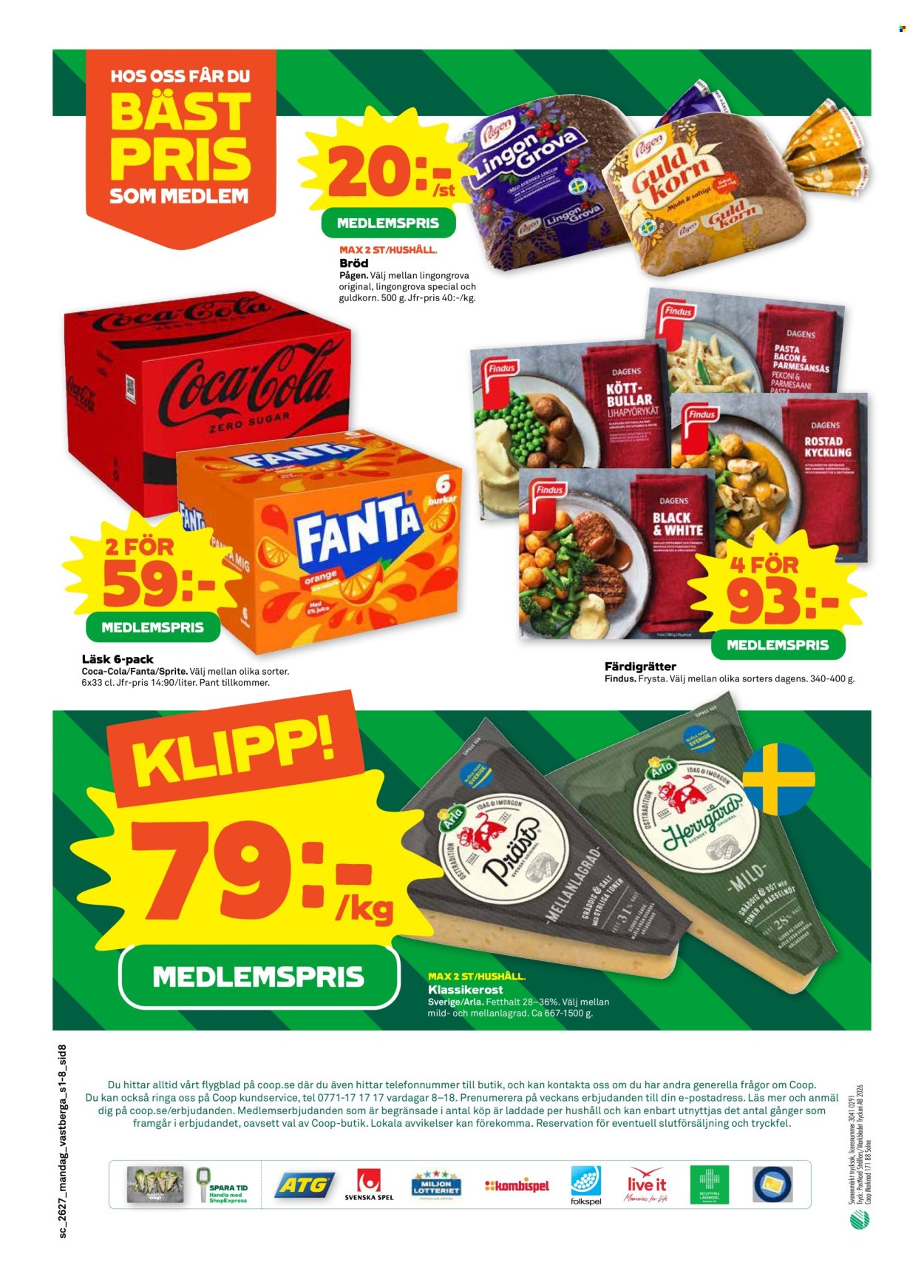 Stora Coop reklamblad - 29/6 2026 - 5/7 2026. Sida 8