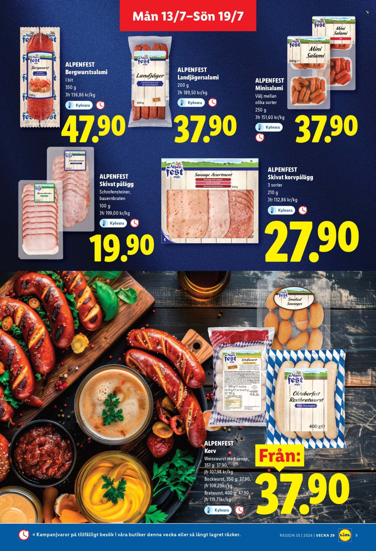 Lidl reklamblad - 13/7 2026 - 19/7 2026. Sida 9