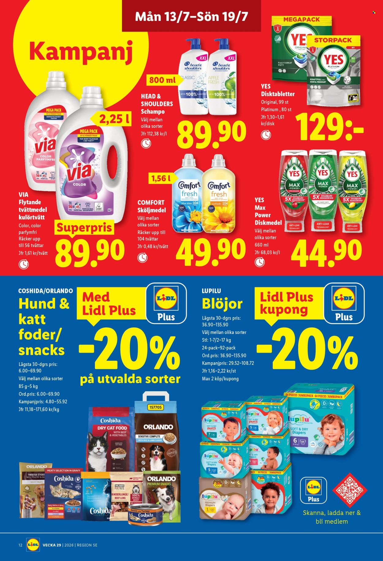 Lidl reklamblad - 13/7 2026 - 19/7 2026. Sida 12