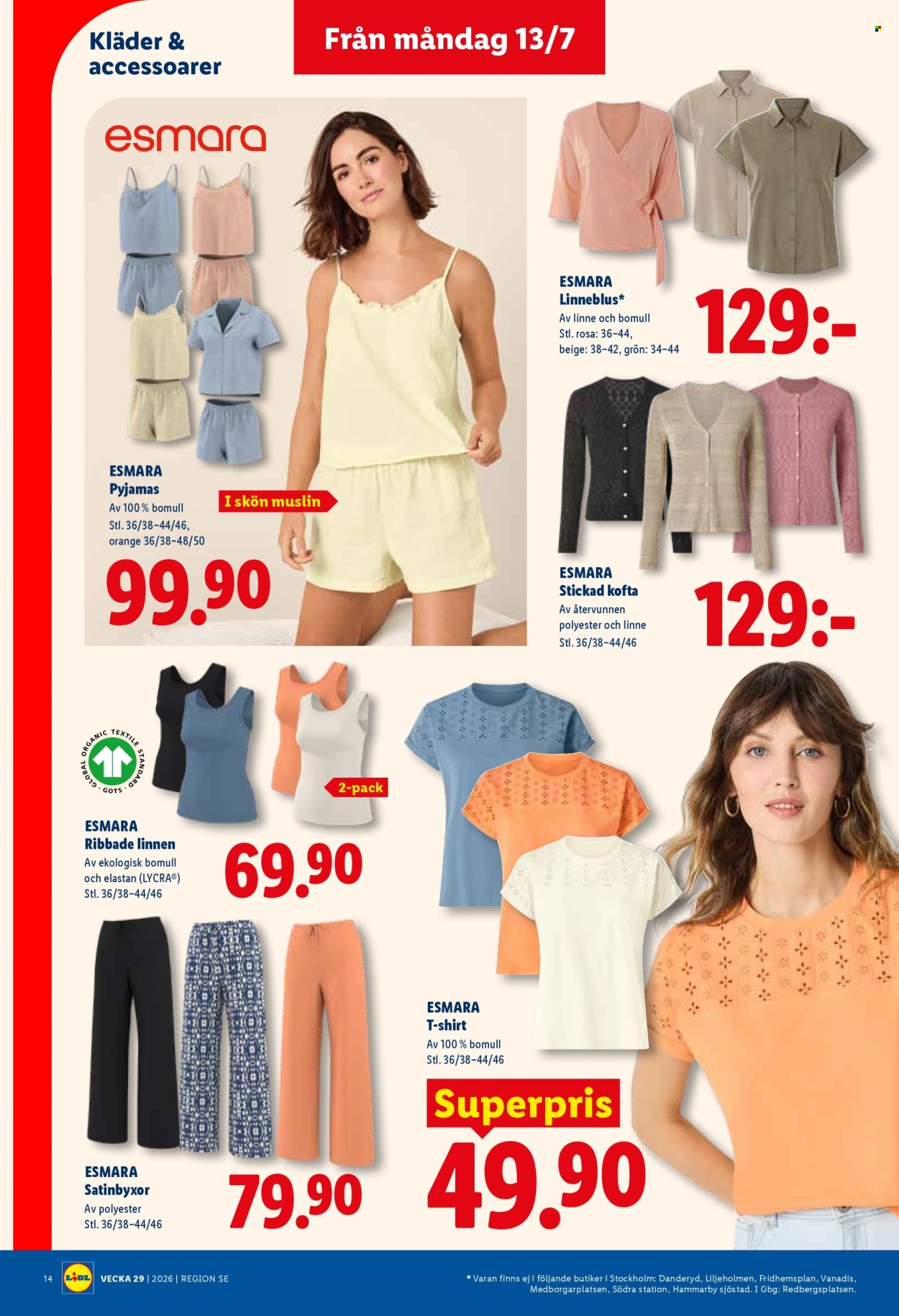 Lidl reklamblad - 13/7 2026 - 19/7 2026. Sida 16