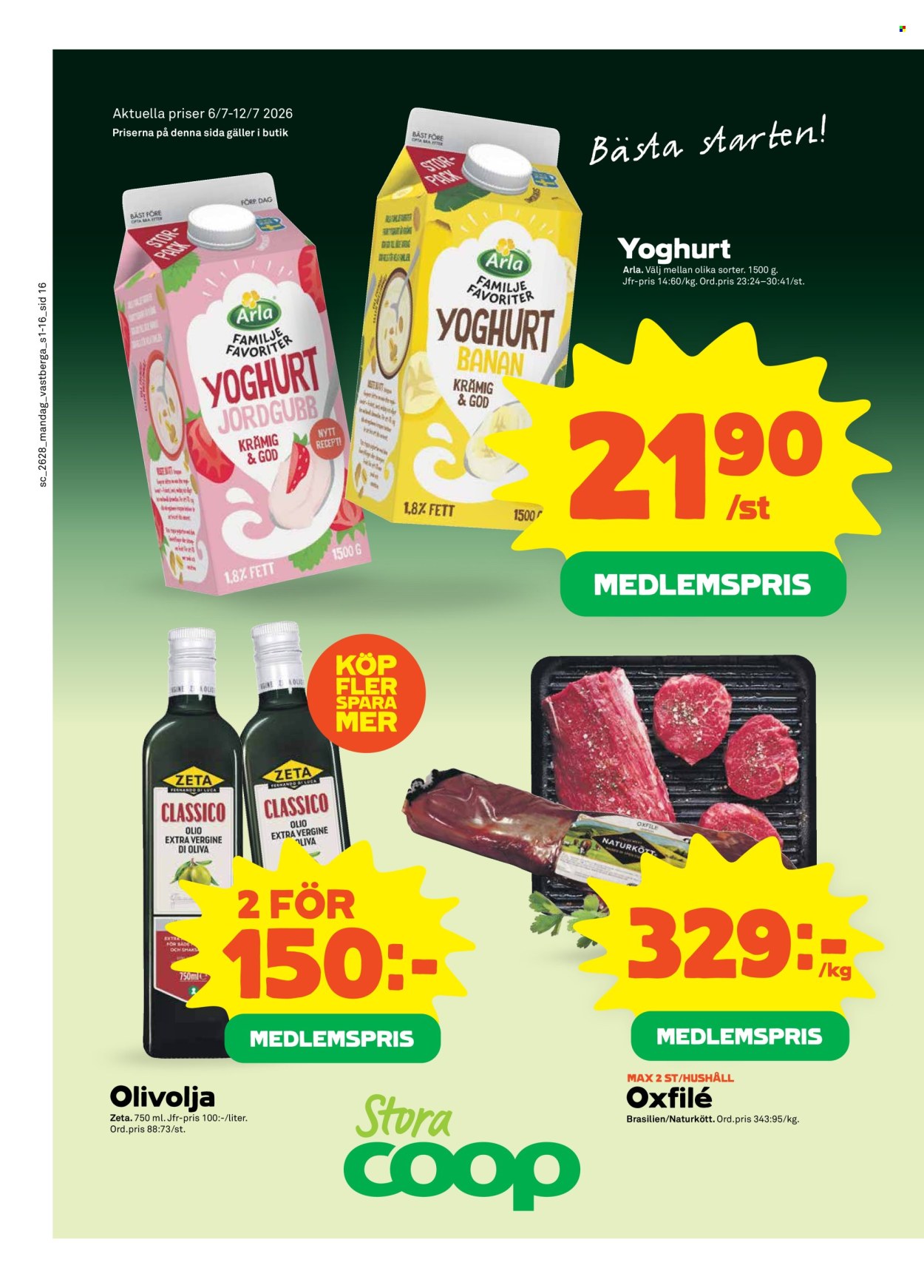 Stora Coop reklamblad - 6/7 2026 - 12/7 2026. Sida 16