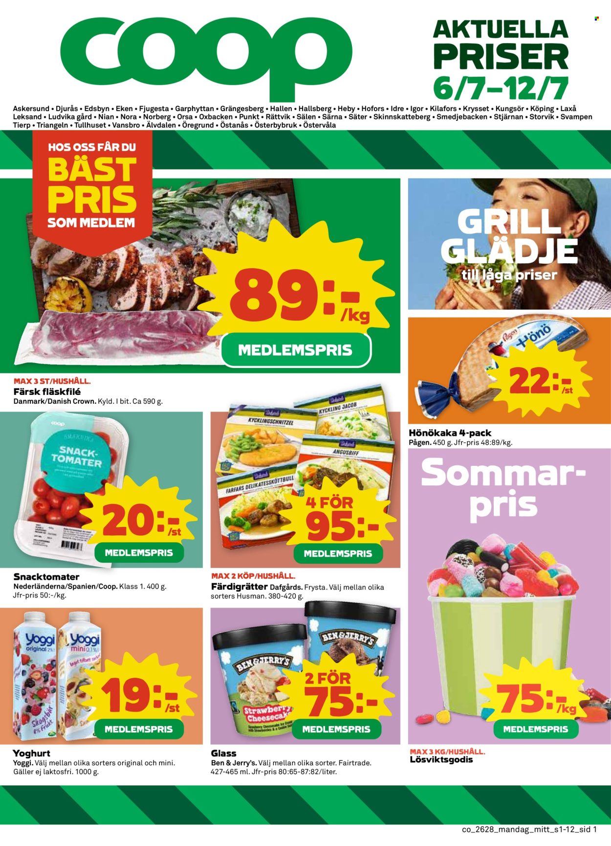 Coop reklamblad - 6/7 2026 - 12/7 2026. Sida 1