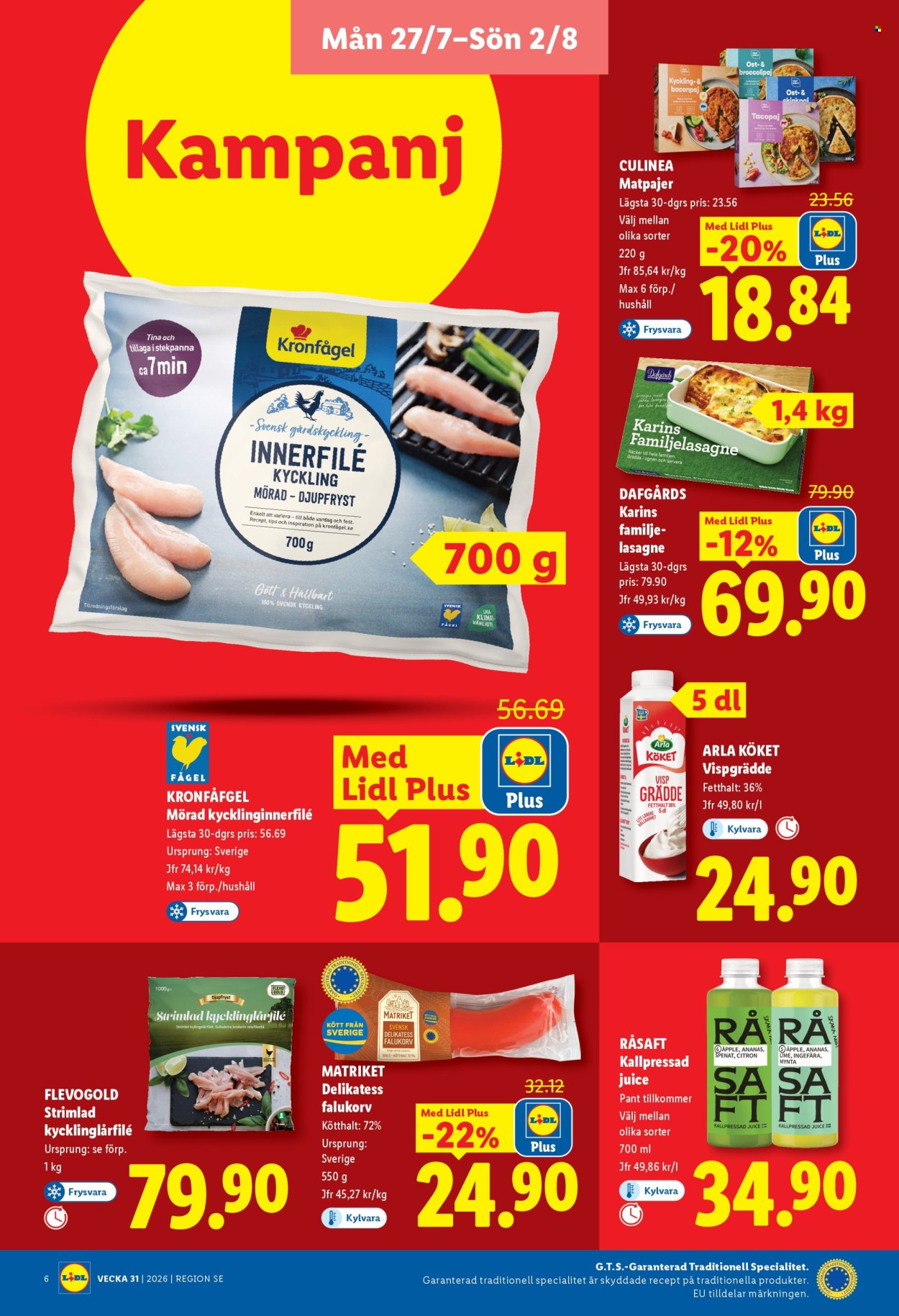 Lidl reklamblad - 27/7 2026 - 2/8 2026. Sida 6