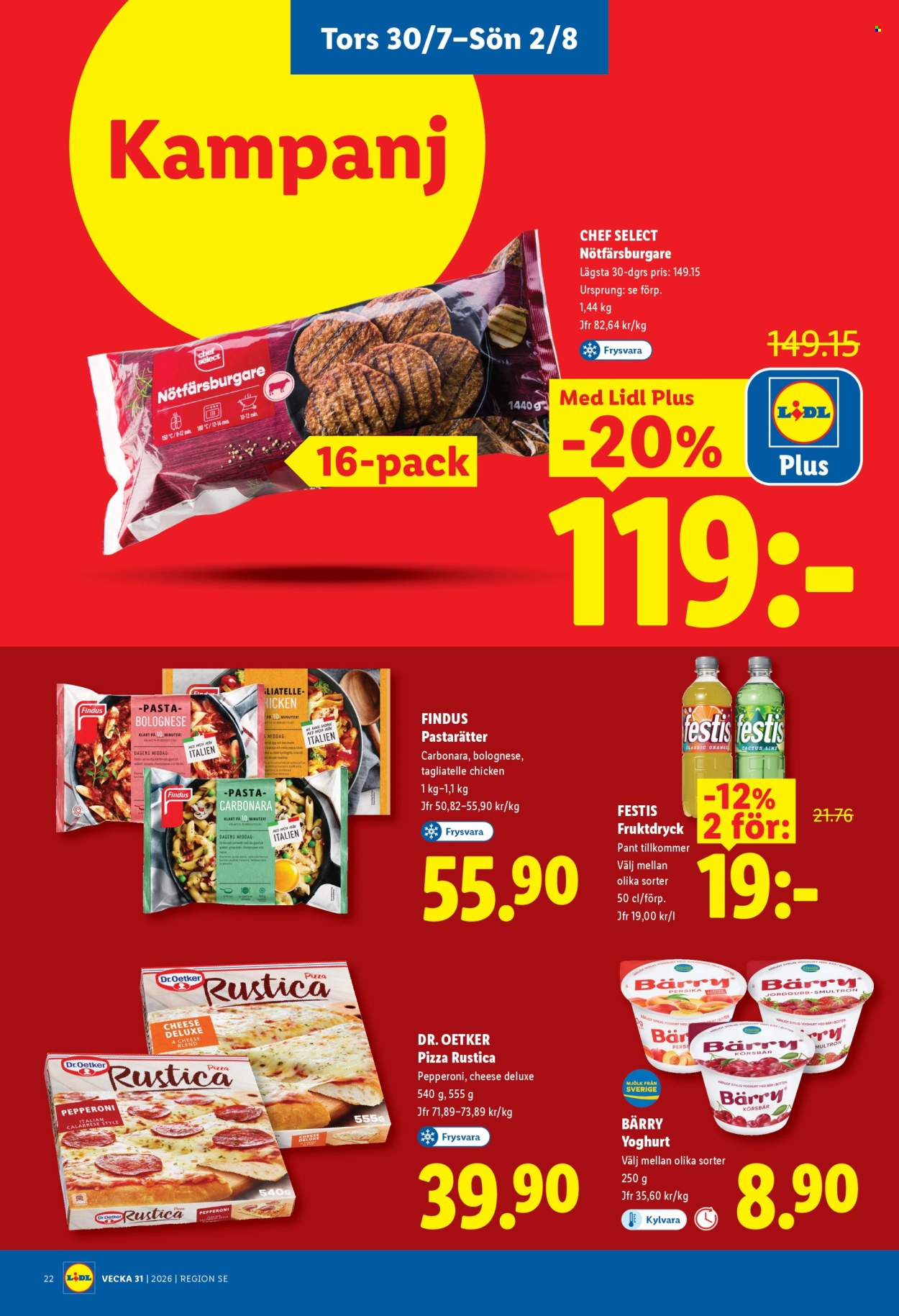 Lidl reklamblad - 27/7 2026 - 2/8 2026. Sida 25