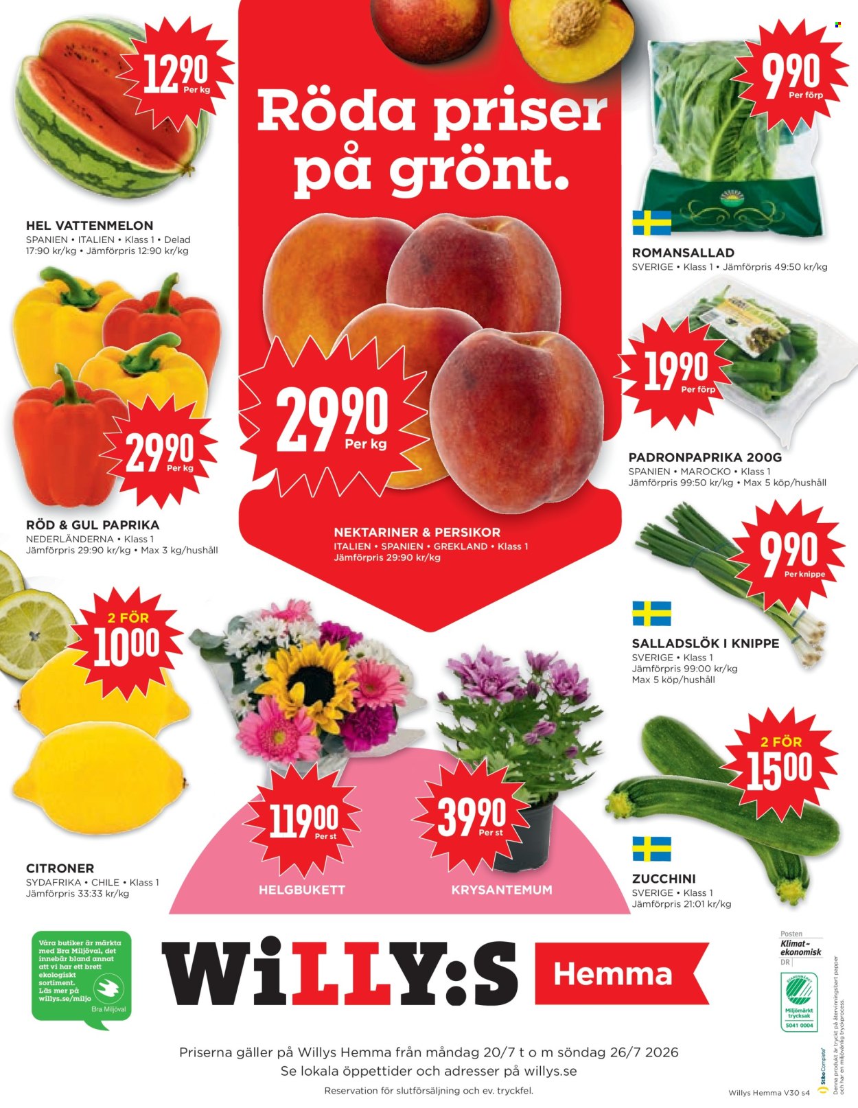 Willys Hemma reklamblad - 20/7 2026 - 26/7 2026. Sida 4