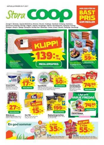 Stora Coop reklamblad - 20/7 2026 - 26/7 2026.