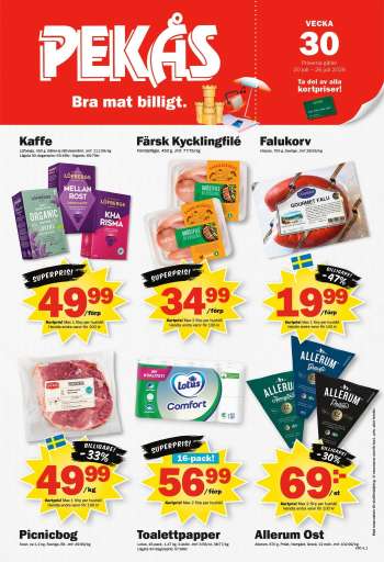 Pekås reklamblad - 20/7 2026 - 26/7 2026.