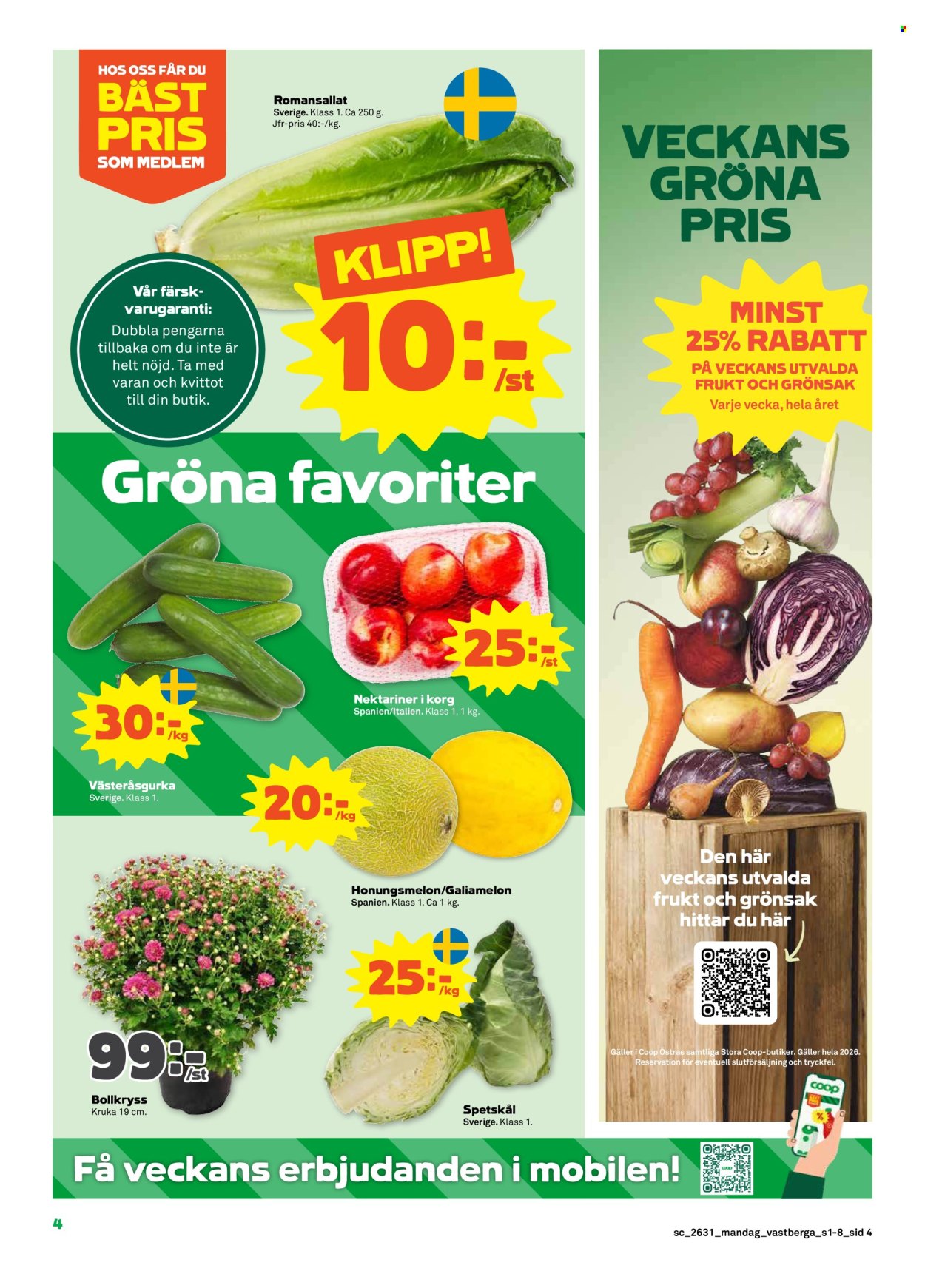 Stora Coop reklamblad - 27/7 2026 - 2/8 2026. Sida 4