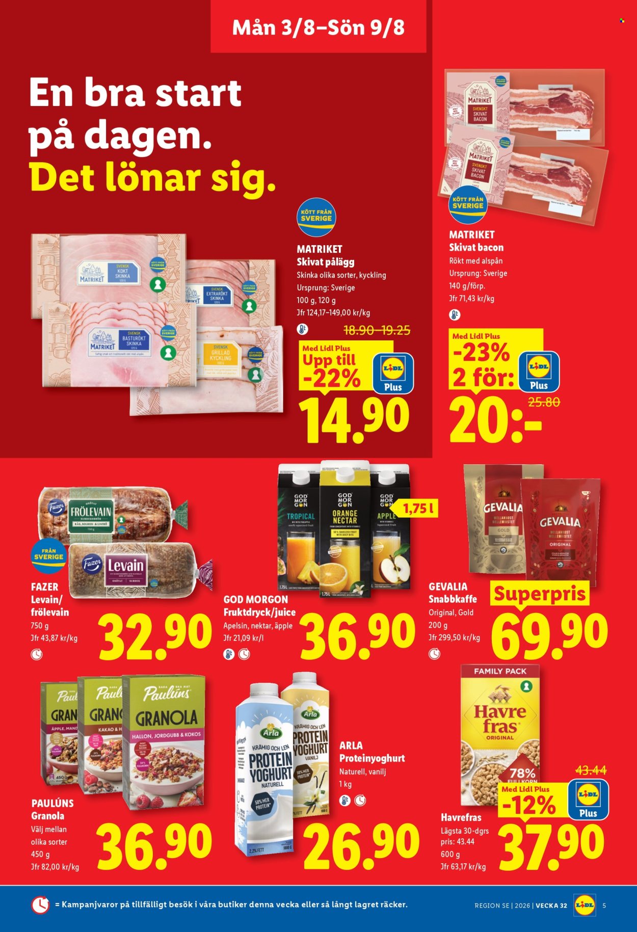 Lidl reklamblad - 3/8 2026 - 9/8 2026. Sida 5