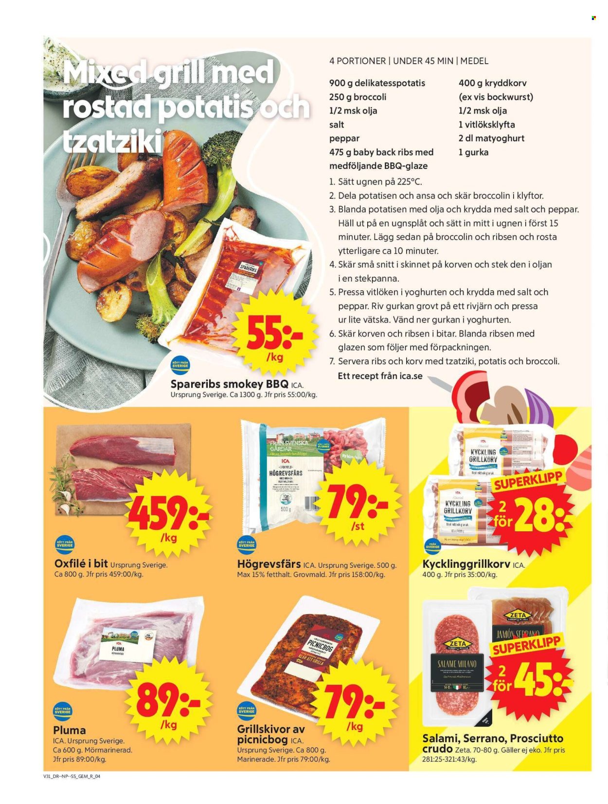 ICA reklamblad - 27/7 2026 - 2/8 2026. Sida 4