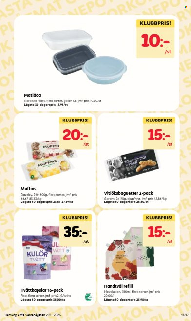 Hemköp reklamblad - 10/8 2026 - 16/8 2026. Sida 11