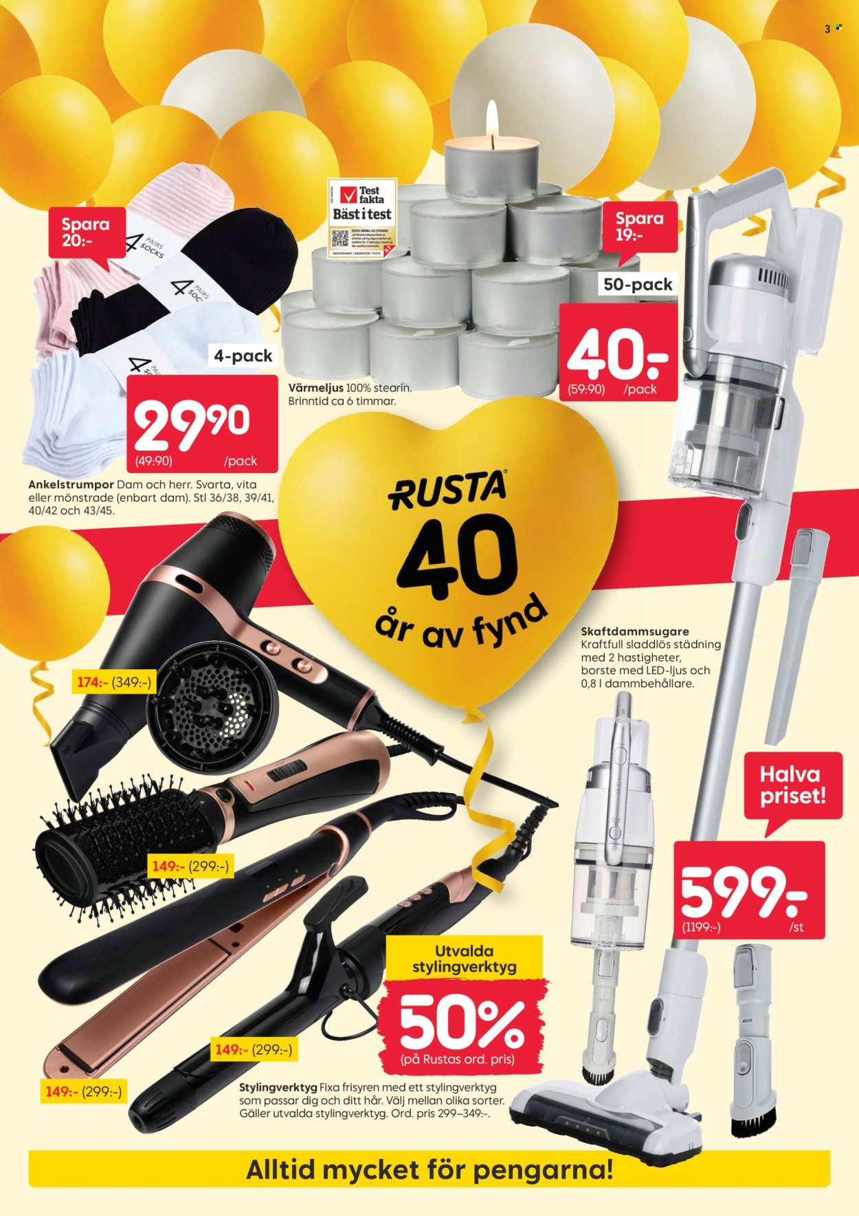 Rusta reklamblad - 17/8 2026 - 23/8 2026. Sida 3