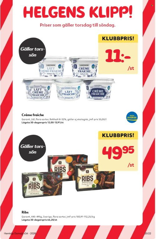Hemköp reklamblad - 17/8 2026 - 23/8 2026. Sida 20