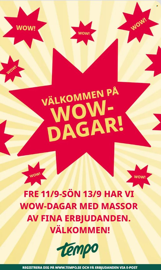 Tempo reklamblad - 31/8 2026 - 6/9 2026. Sida 6