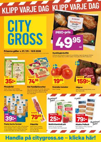 City Gross reklamblad - 7/9 2026 - 13/9 2026.