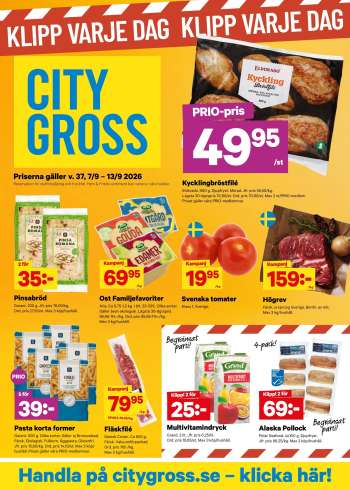 City Gross reklamblad - 7/9 2026 - 13/9 2026.