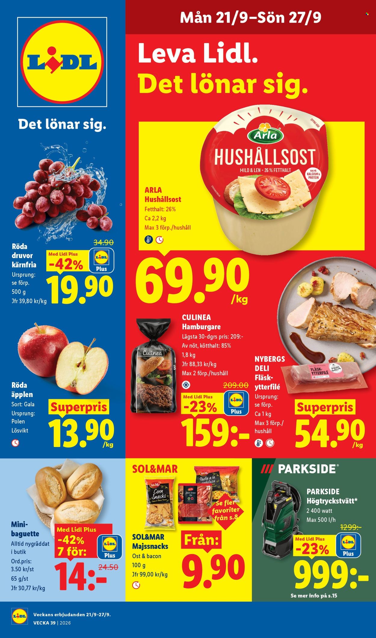 Lidl reklamblad - 21/9 2026 - 27/9 2026. Sida 1