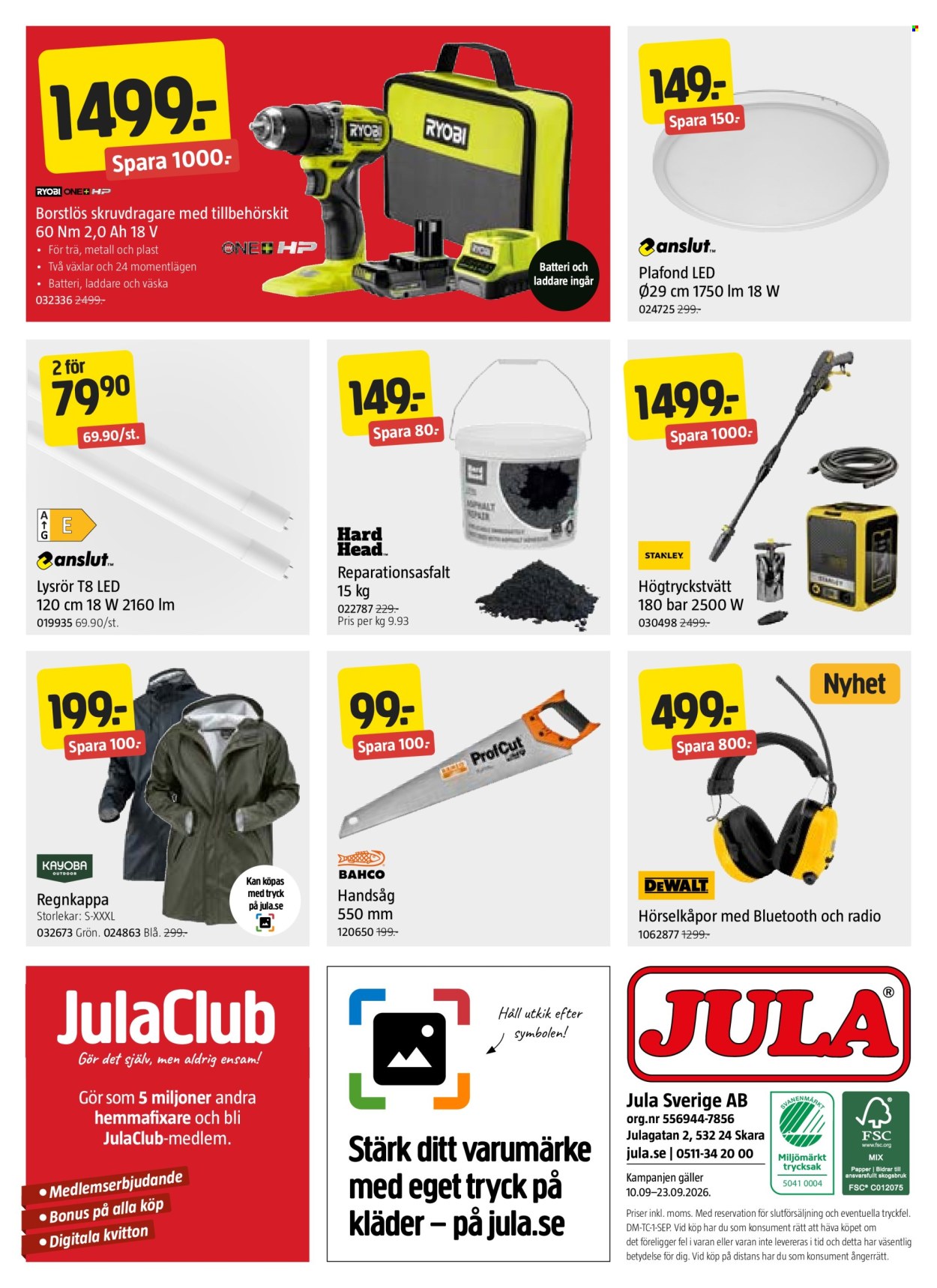 Jula reklamblad - 11/9 2026 - 23/9 2026. Sida 8