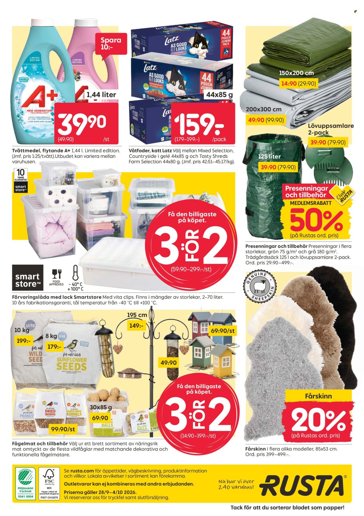 Rusta reklamblad - 28/9 2026 - 4/10 2026. Sida 16