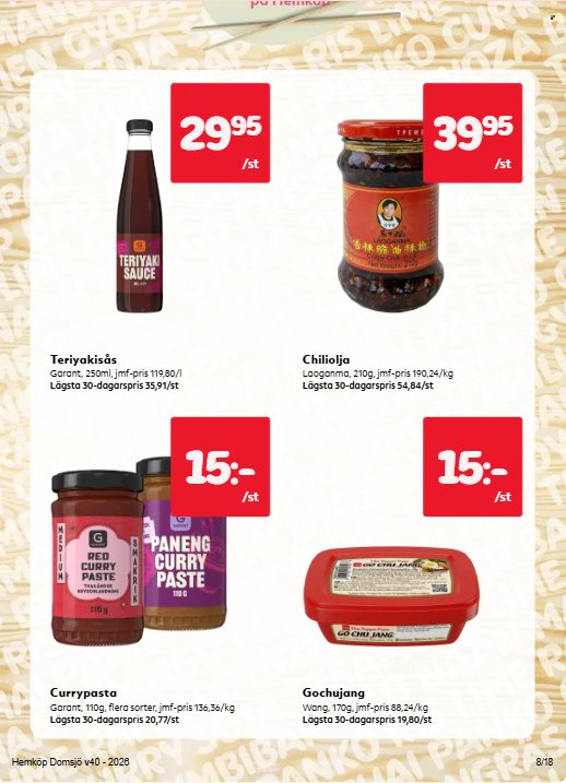 Hemköp reklamblad - 28/9 2026 - 4/10 2026. Sida 8