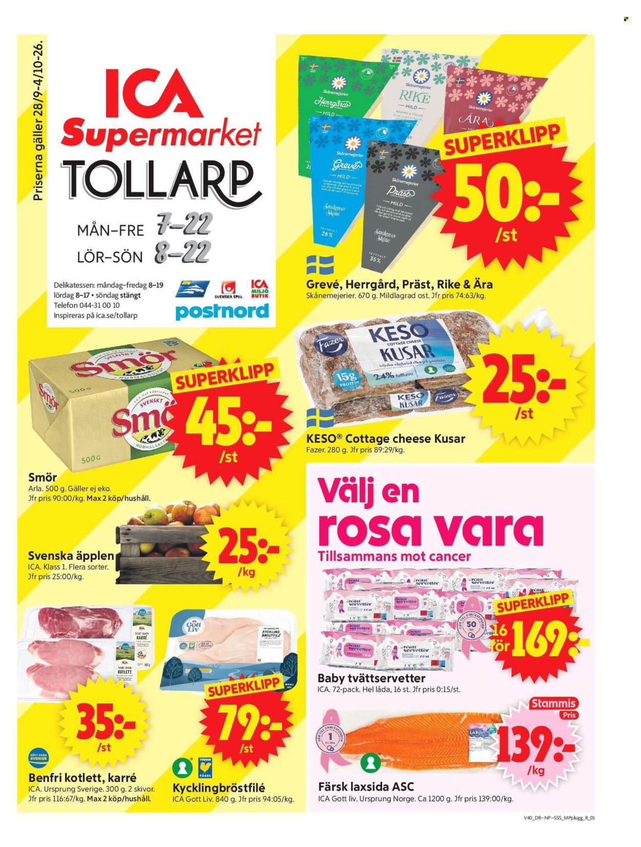 ICA reklamblad - 28/9 2026 - 4/10 2026. Sida 1