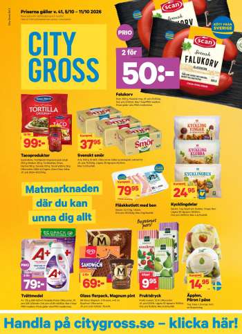 City Gross reklamblad - 5/10 2026 - 11/10 2026.