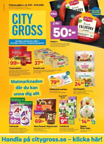 City Gross reklamblad - 5/10 2026 - 11/10 2026.