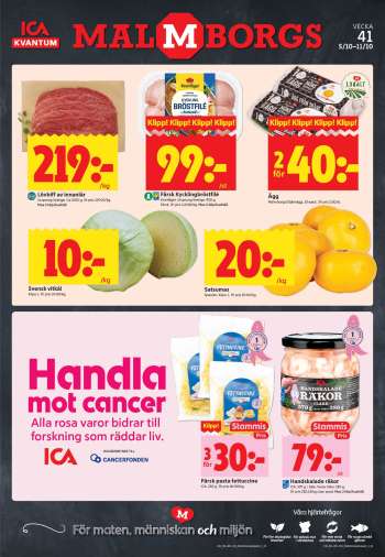 ICA reklamblad - 5/10 2026 - 11/10 2026.