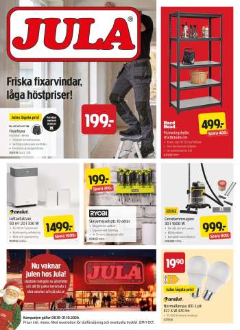Jula reklamblad - 8/10 2026 - 21/10 2026.