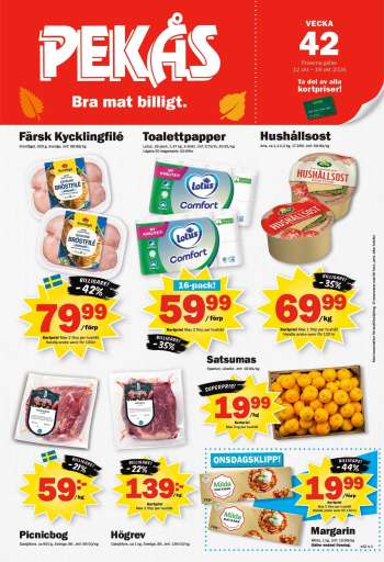 Pekås reklamblad - 12/10 2026 - 18/10 2026.